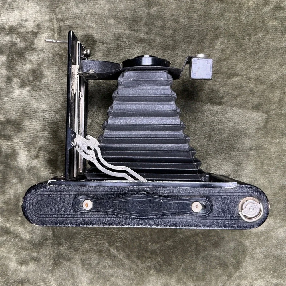 Antique Kodak‎ No. 3A Folding Cartridge Hawk-Eye Model B Camera 122 Film USA